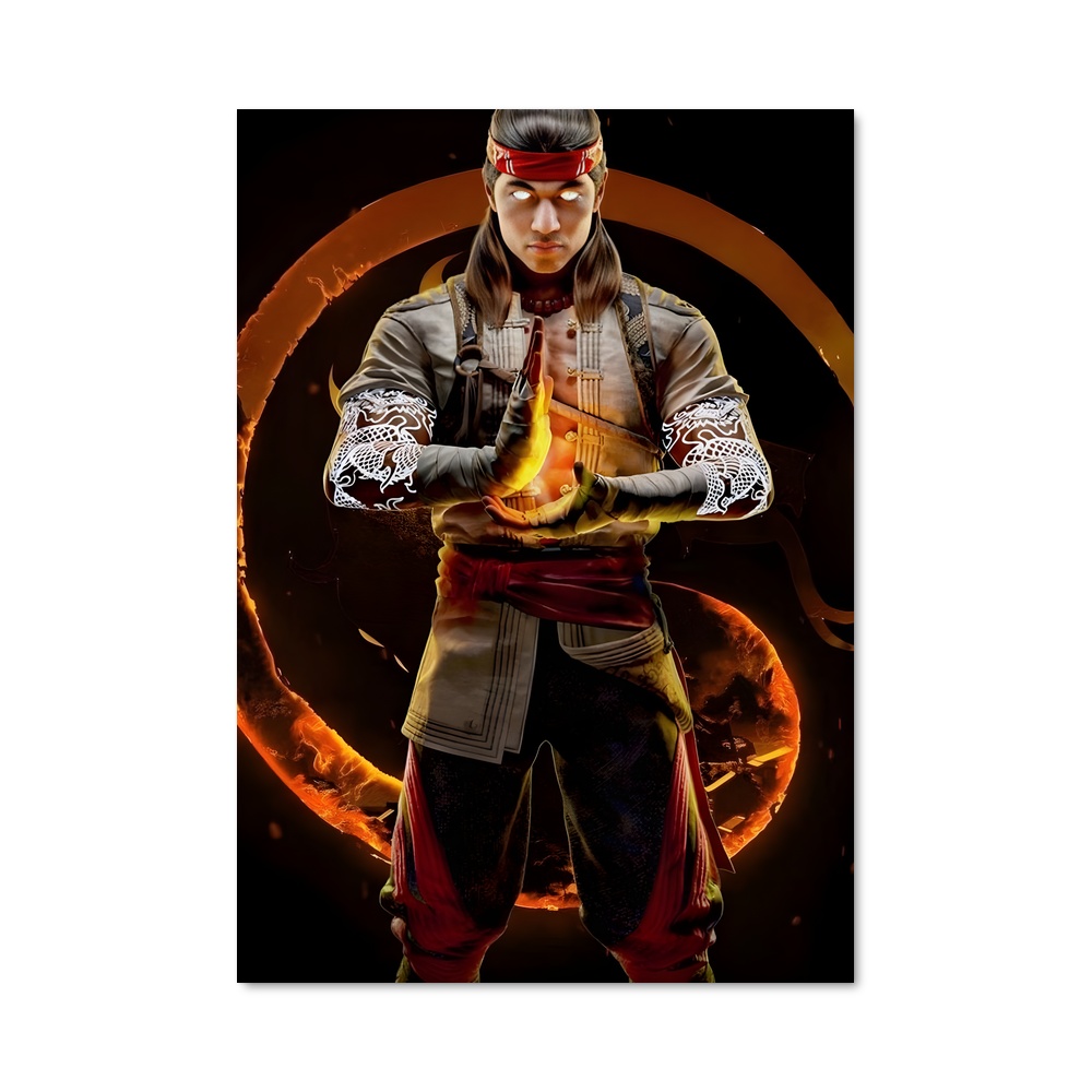 Poster Liu Kang: Dragon's Fury – affiche Mortal kombat